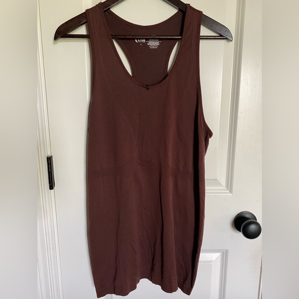 NWT Zyia Copper-Charged Tank, brown, Large